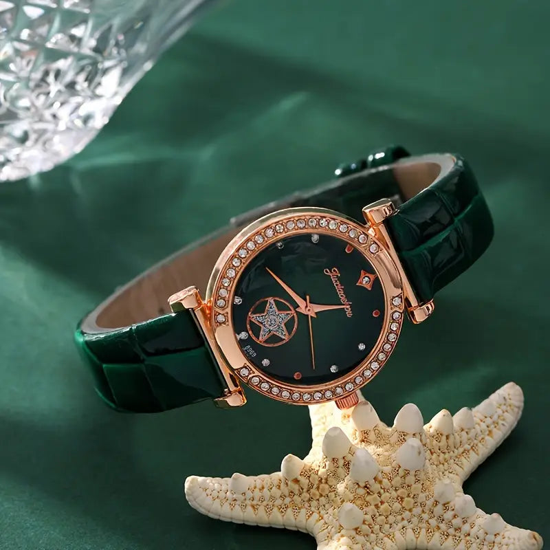 Verdantra Timecourt Set de Joyería | Oro