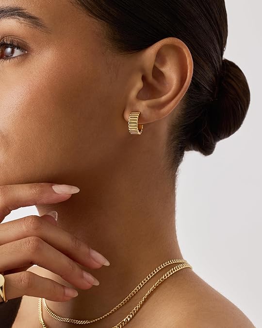 Aretes de Relieve Clásico | Oro