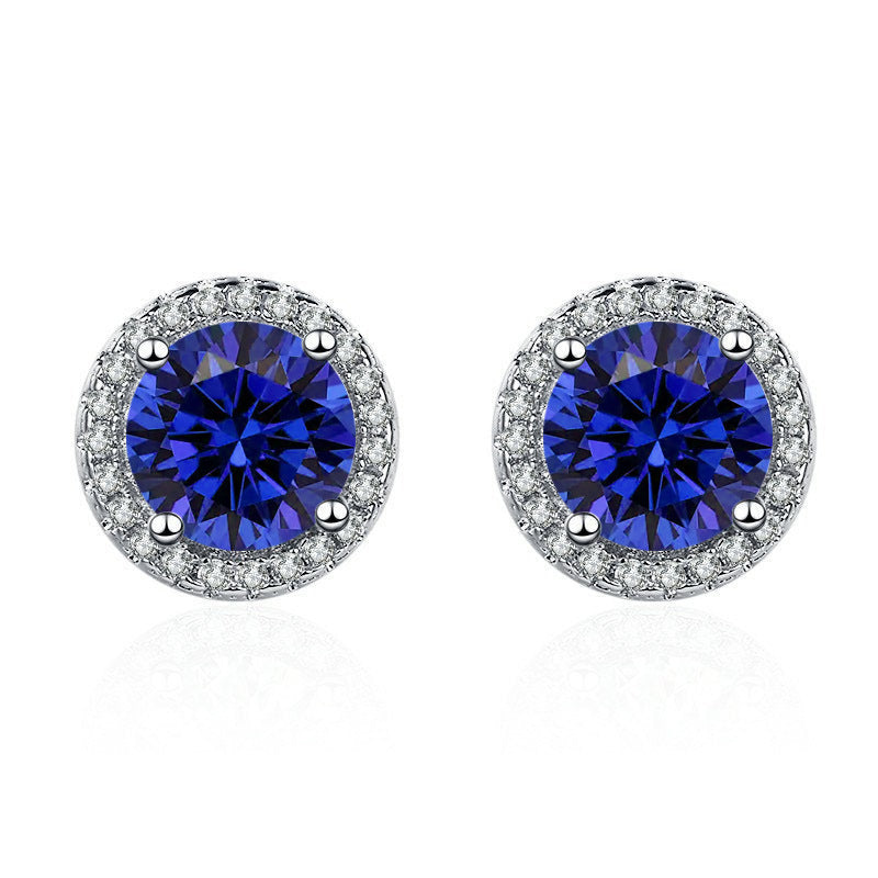 Lúcia Celestine Aretes | Oro Blanco