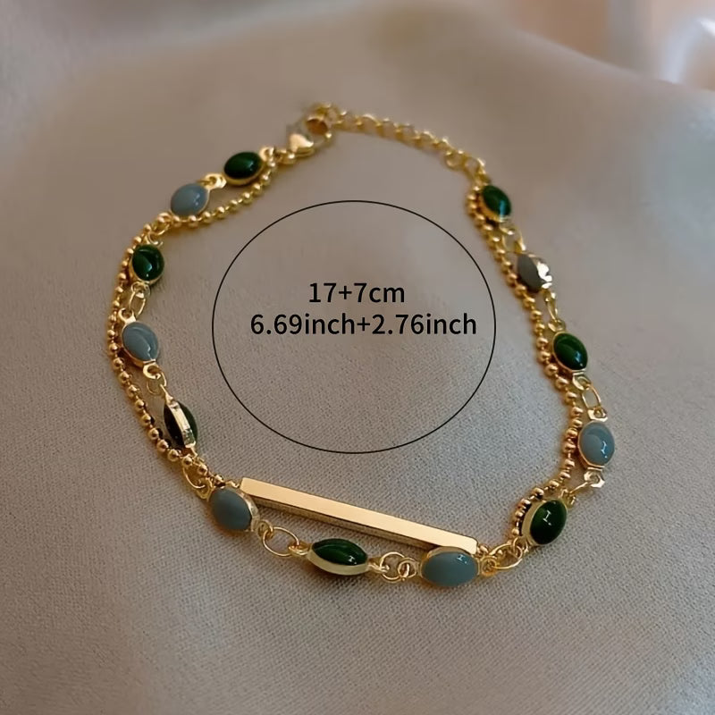 Olivia Moss Pulsera Dúo | Oro