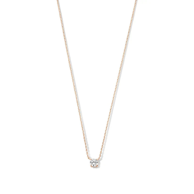 Cléa Collar con Piedra | Oro Blanco