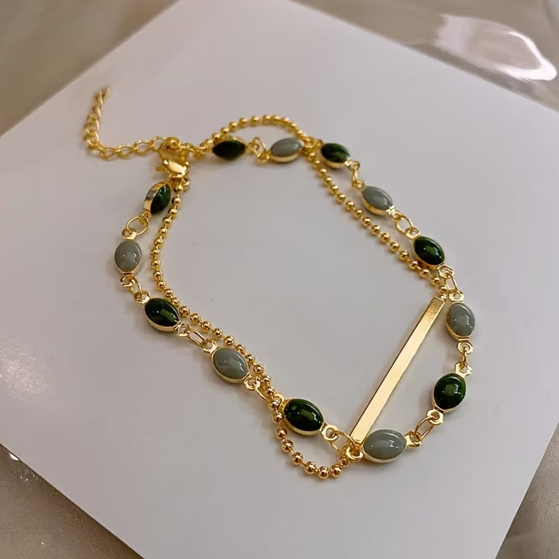 Olivia Moss Pulsera Dúo | Oro