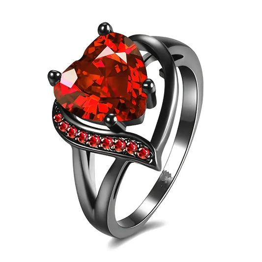 Calindra Rosethorne Anillo | Acabado Negro