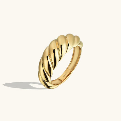 Croissant Anillo | Oro Blanco