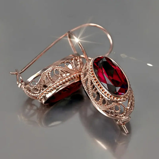 Talessia Rougefort Aretes | Oro Rosa