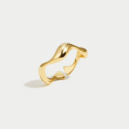 Elyra Anillo Flujo Suave | Oro