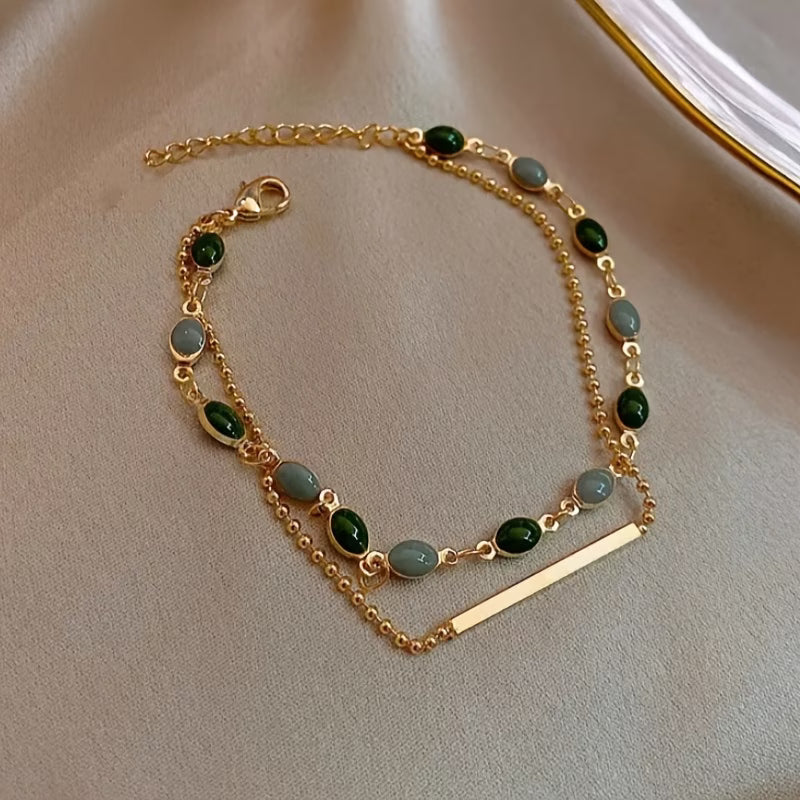 Olivia Moss Pulsera Dúo | Oro