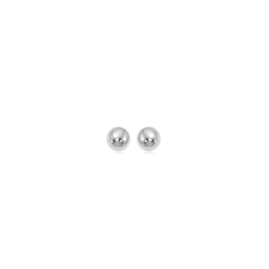 Have a Ball Aretes Stud | Oro Blanco