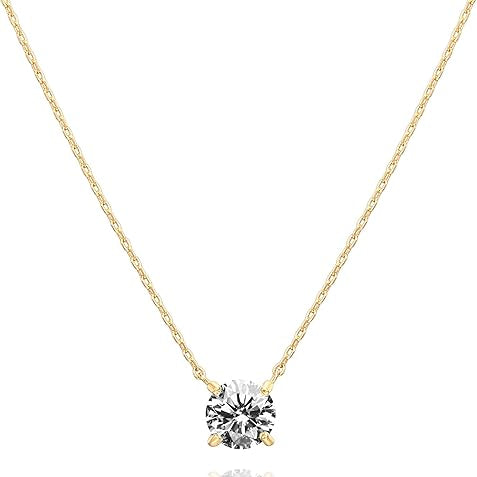 Aurora Collar de Cristal | Oro