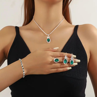 Seloria Grevalyn Set de Joyería | Oro Blanco
