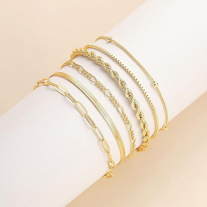Isabella Vernetta Set de Pulseras | Oro