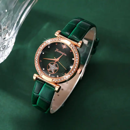 Verdantra Timecourt Set de Joyería | Oro