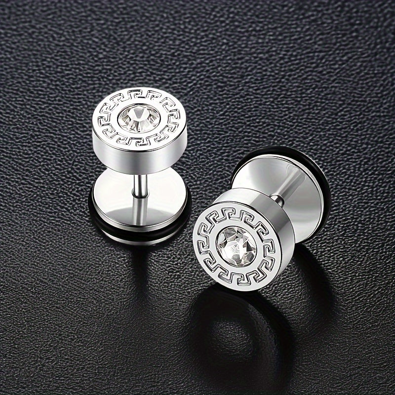 Pendientes Theron Keyline | Oro Blanco
