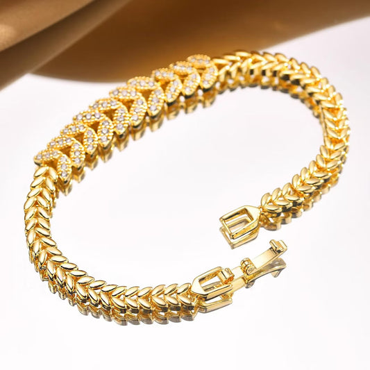 Everleaf Pulsera Tennis | Oro