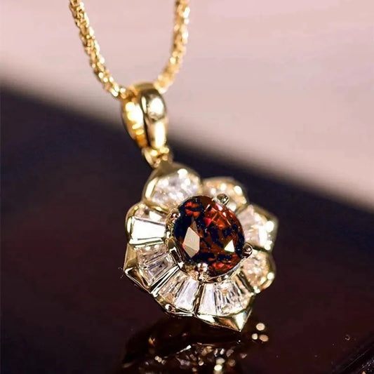 Kavella Solcrimson Collar | Oro
