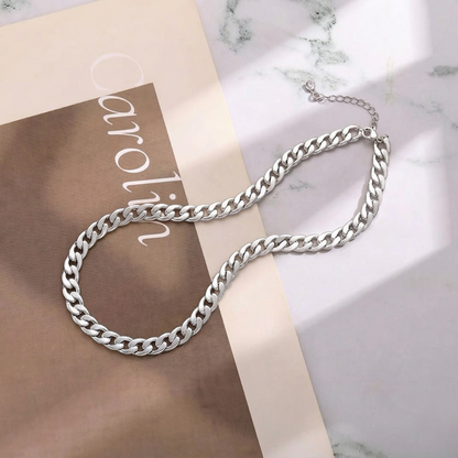 Collar de Eslabón Cubano Grueso | Oro