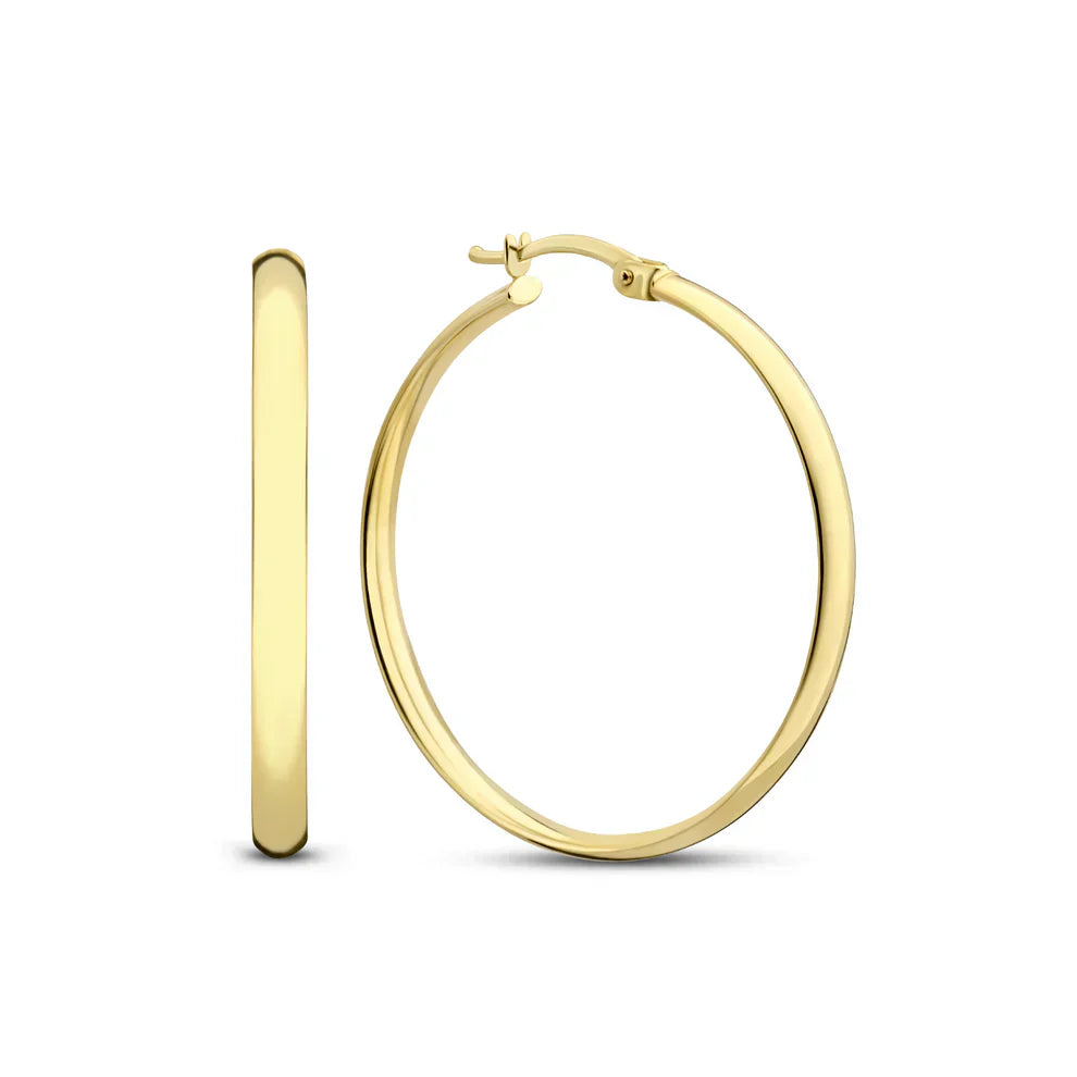 Noa Serane Aretes | Oro Blanco