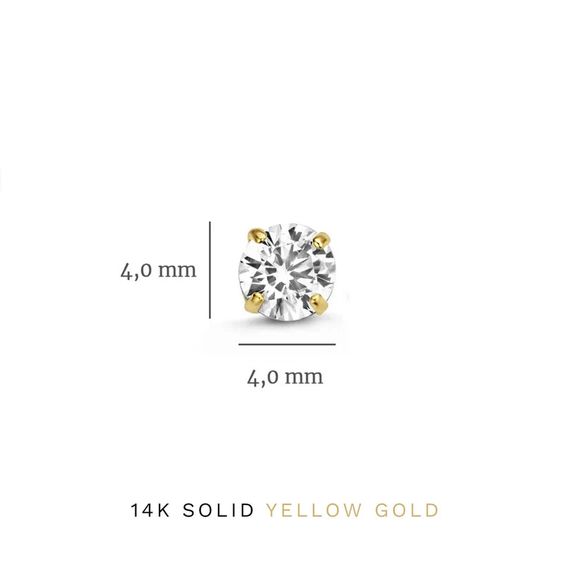 Dara Brillane Set de Aretes con Piedra | Oro
