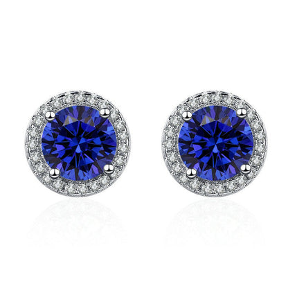 Lúcia Celestine Aretes | Oro Blanco