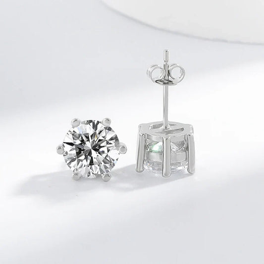 Tera Aretes | Oro Blanco