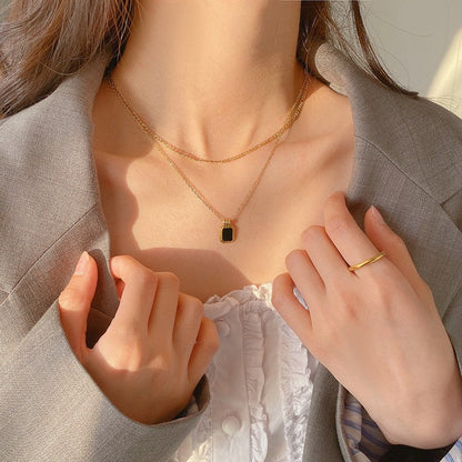 Calynna Marvelle Collar en Capas | Oro