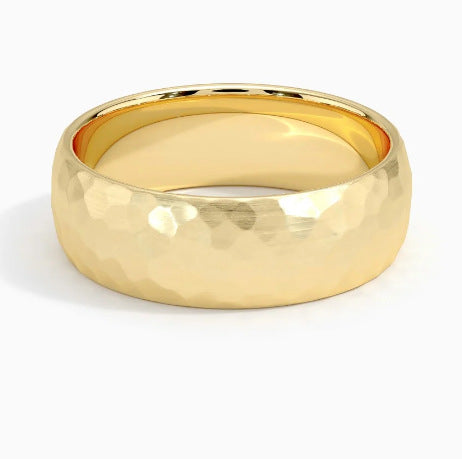 Anillo Texturizado Elric | Oro