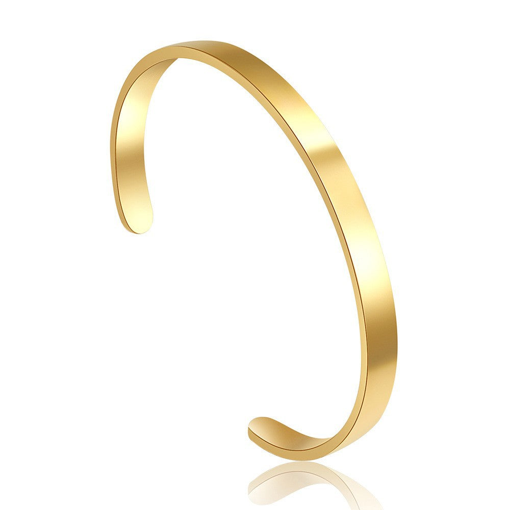 Pulsera Rígida Ronan | Oro Blanco