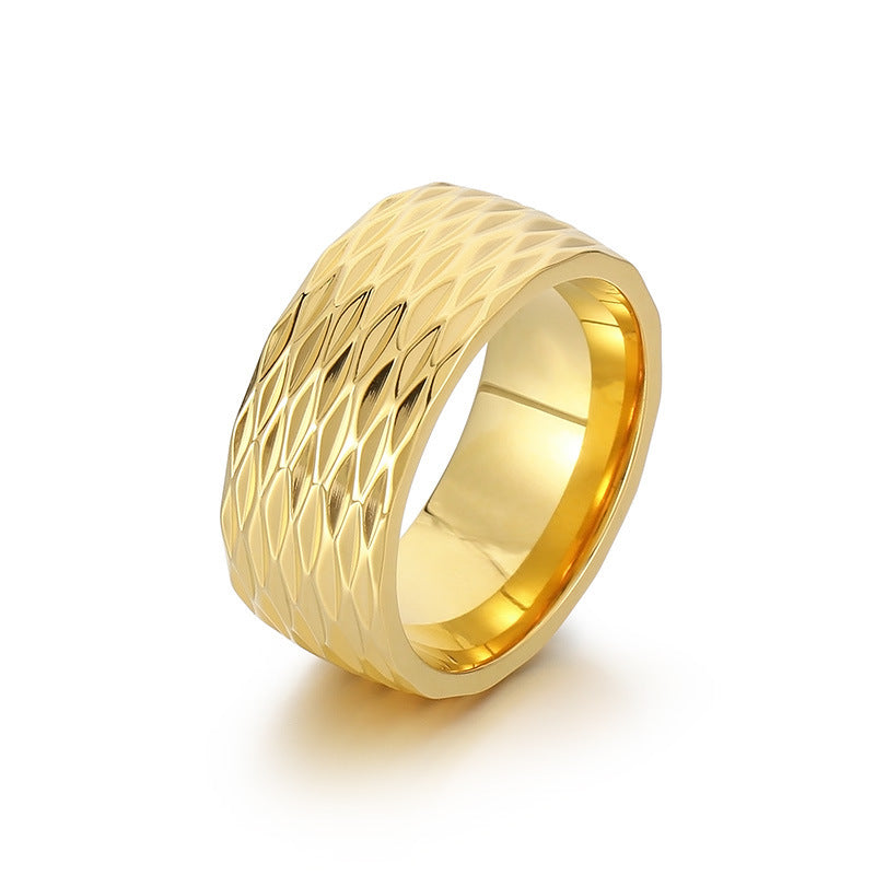 Anillo de Rejilla Kaelis | Oro Blanco