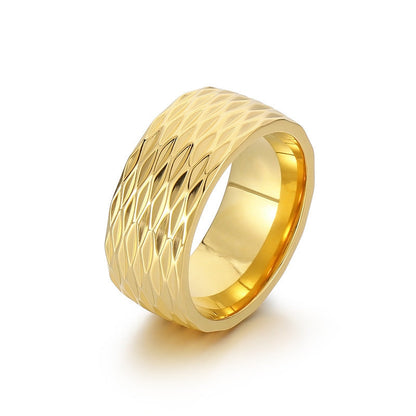 Anillo de Rejilla Kaelis | Oro Blanco