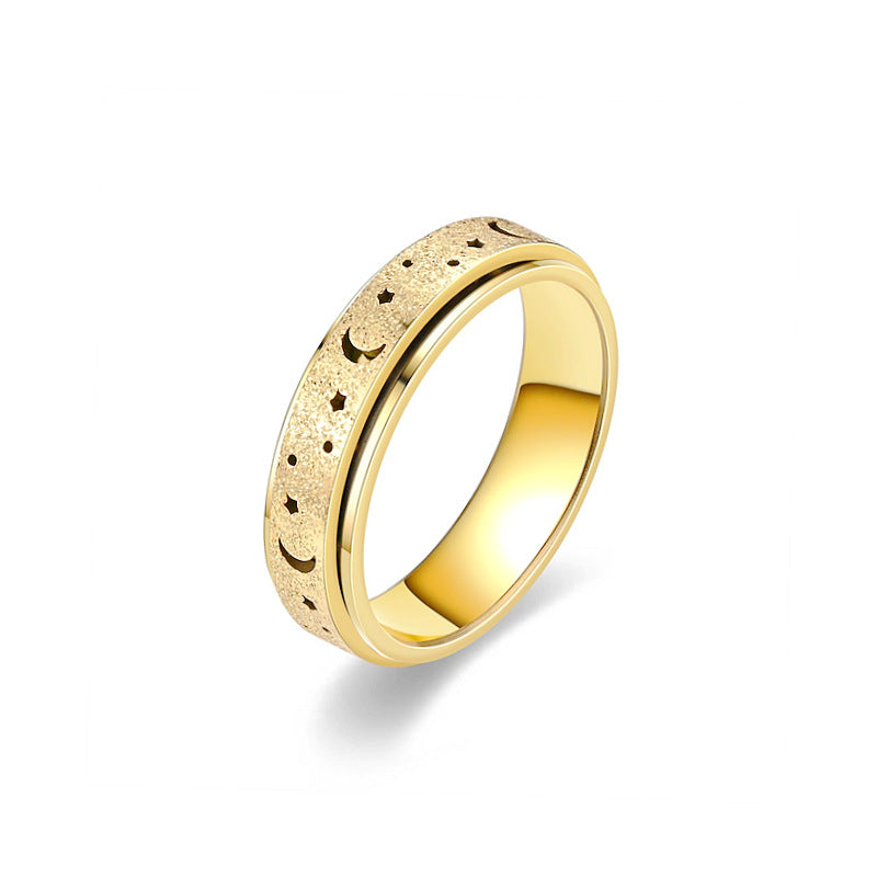 Anillo Atlas Cielo Nocturno | Oro Rosa