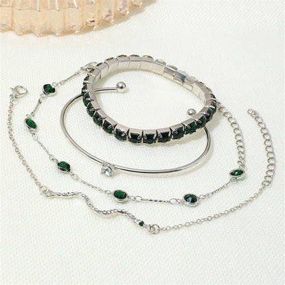 Sorina Feldwyn Set de Pulseras | Oro Blanco