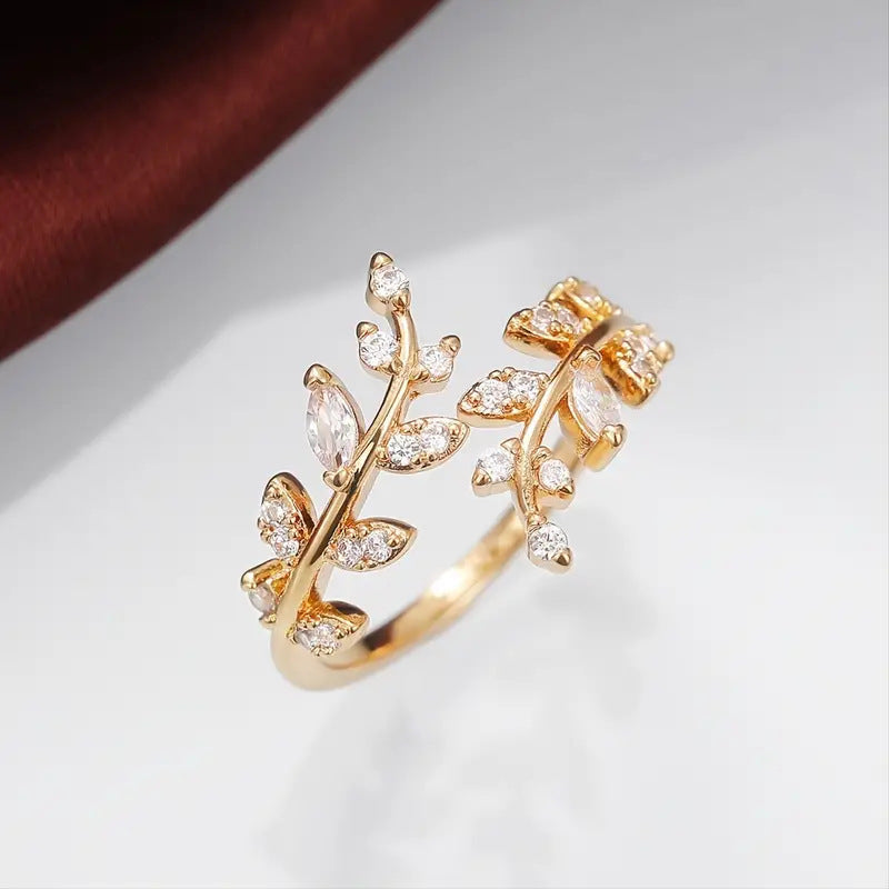 Anillo de Enredadera Elegante | Oro