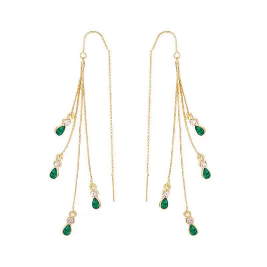 Calista Moreau Aretes de Borla | Oro