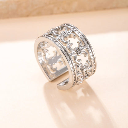Anillo Corona Imperial Forge | Oro Blanco