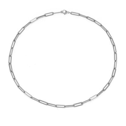 Archen Collar de Cadena Elegante | Oro Blanco