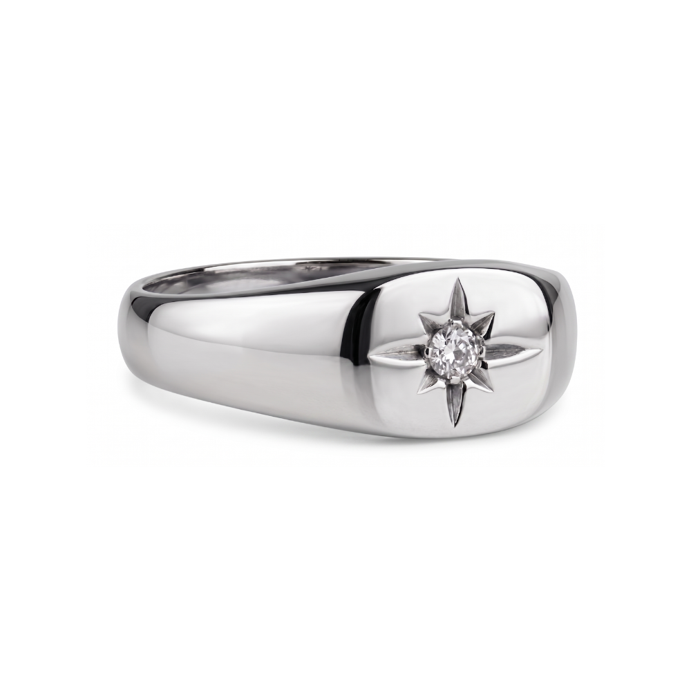 Anillo Soren Starcrest | Oro Blanco