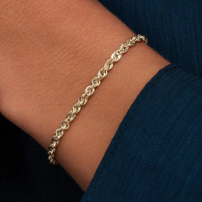 Pulsera de Cadena Torcida | Oro