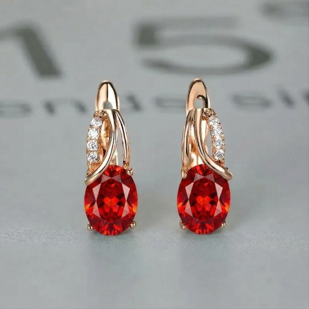 Veressa Ruberine Aretes | Oro