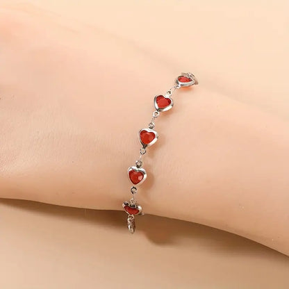 Ophelyra Garnetelle Pulsera | Oro Blanco