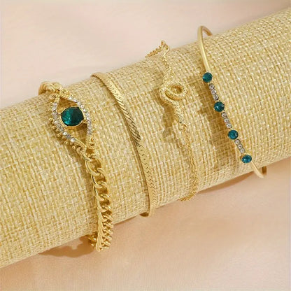 Serpina Veyra Set de Pulseras | Oro