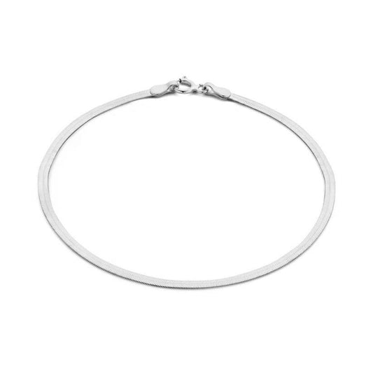 Soleil Pulsera Serpiente | Oro Blanco