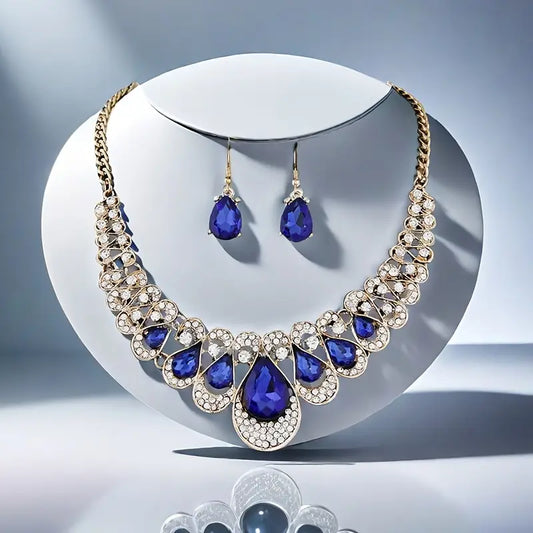 Maevina Zafiros Set de Joyería | Oro