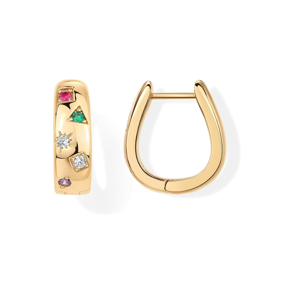 Aretes de Argolla Colorwave | Oro