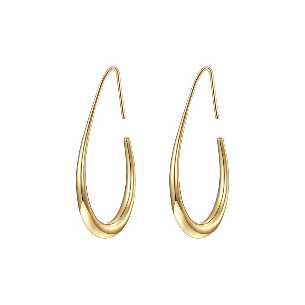 Aretes de Argolla Sunlit | Oro
