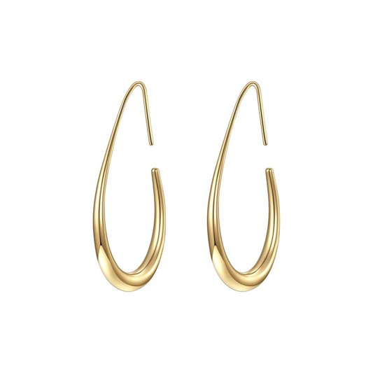 Aretes de Argolla Sunlit | Oro