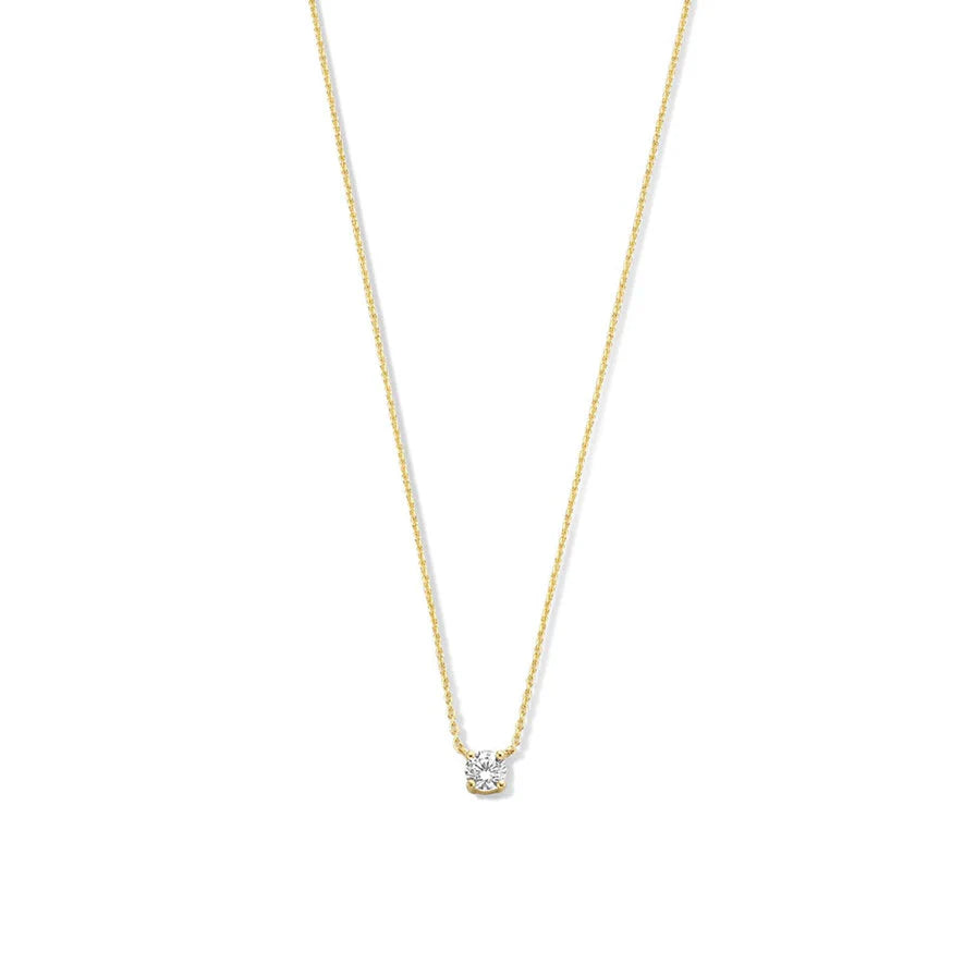 Cléa Collar con Piedra de Moissanita | Oro