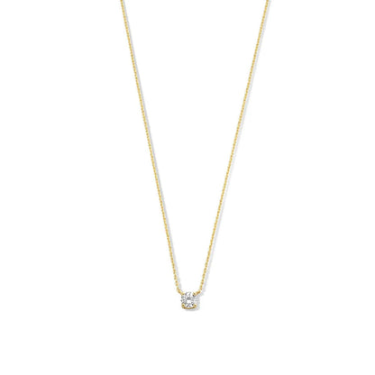 Cléa Collar con Piedra de Moissanita | Oro