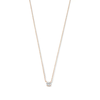 Cléa Collar con Piedra | Oro Blanco