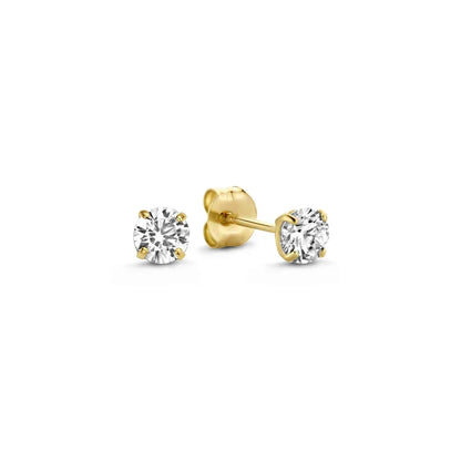 Larmes de Lune Set de Aretes con Piedra | Oro Blanco
