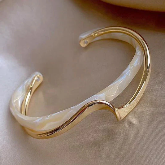 Pulsera de Ópalo Resplandor Dorado | Oro